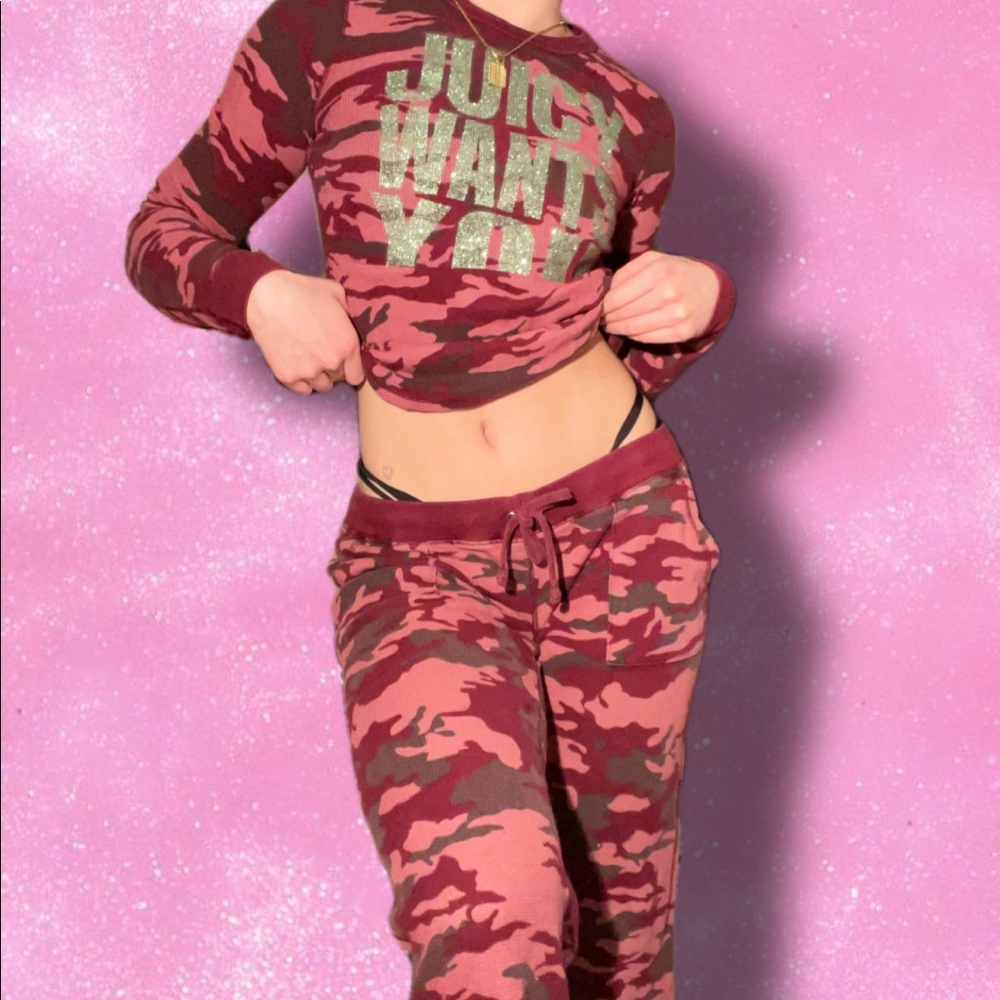 JUICY COUTURE CAMO SWEATSET💕